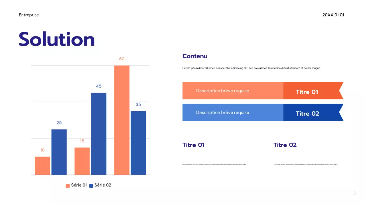 Plan de publicité moderne bleu