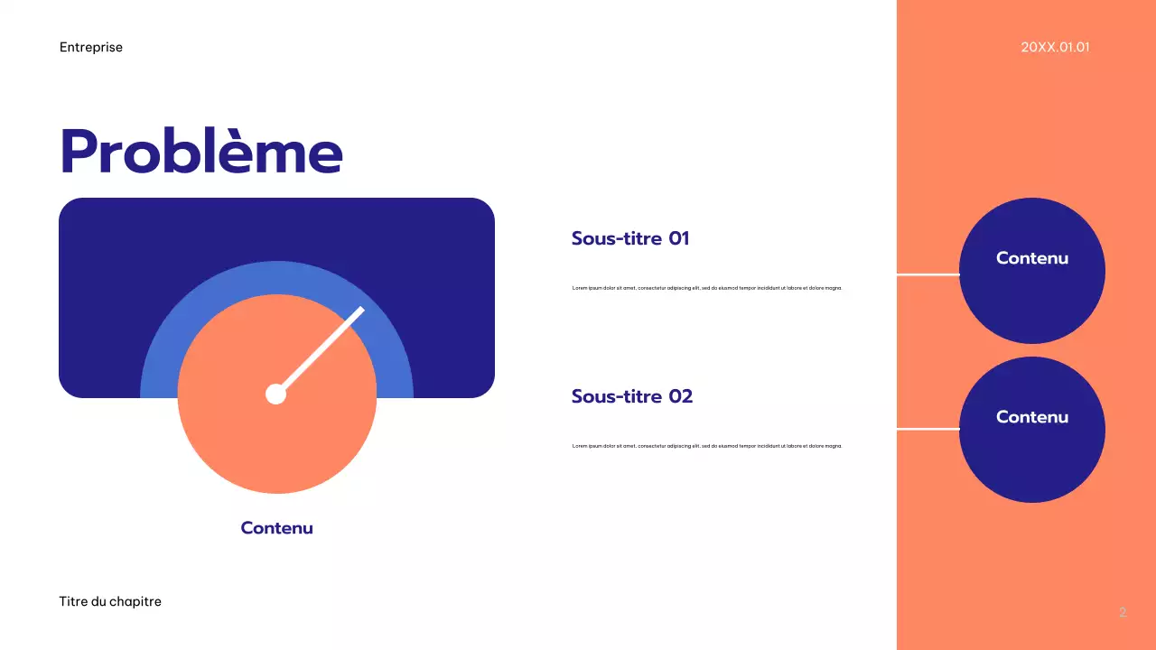 Plan de publicité moderne bleu