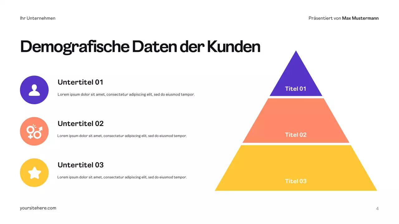Yellow Modern Werbeplan