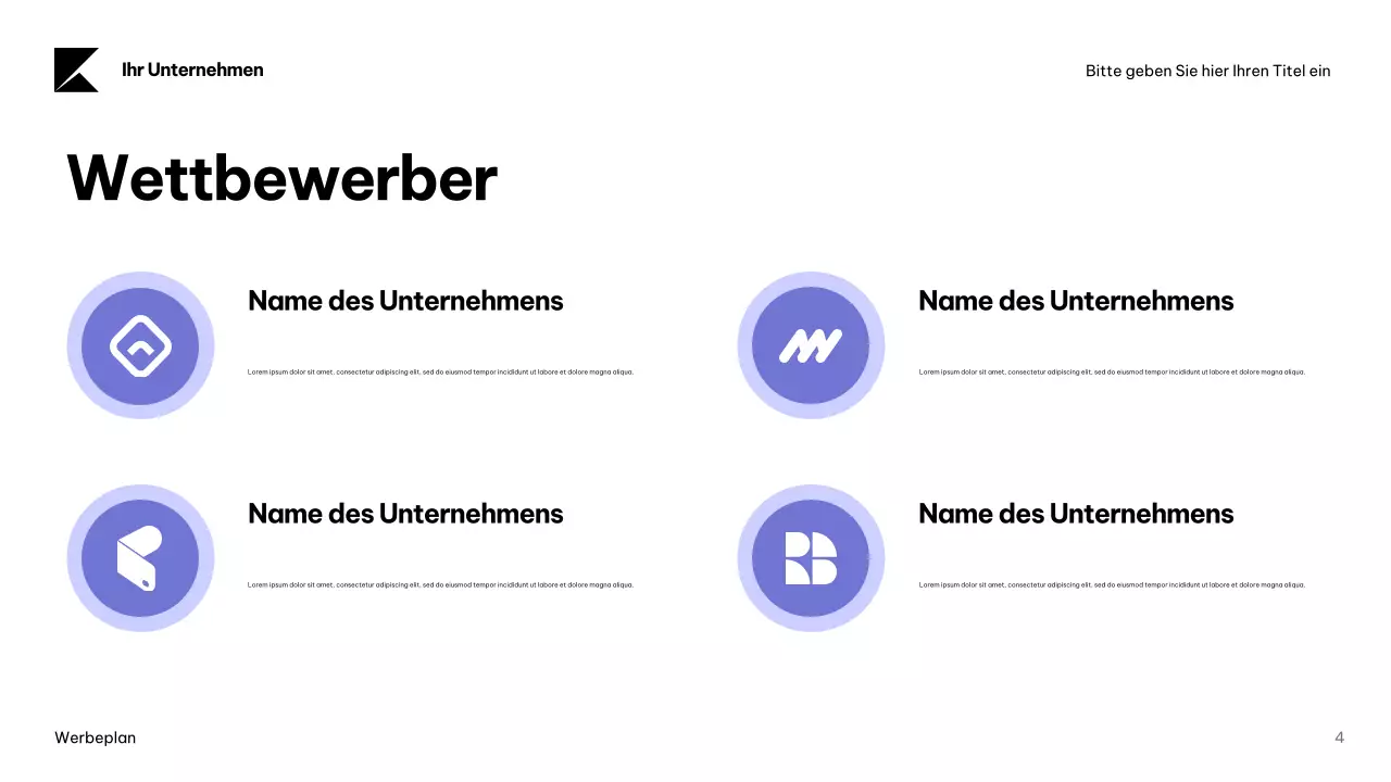 Navy Modern Advertising Plan Dokument