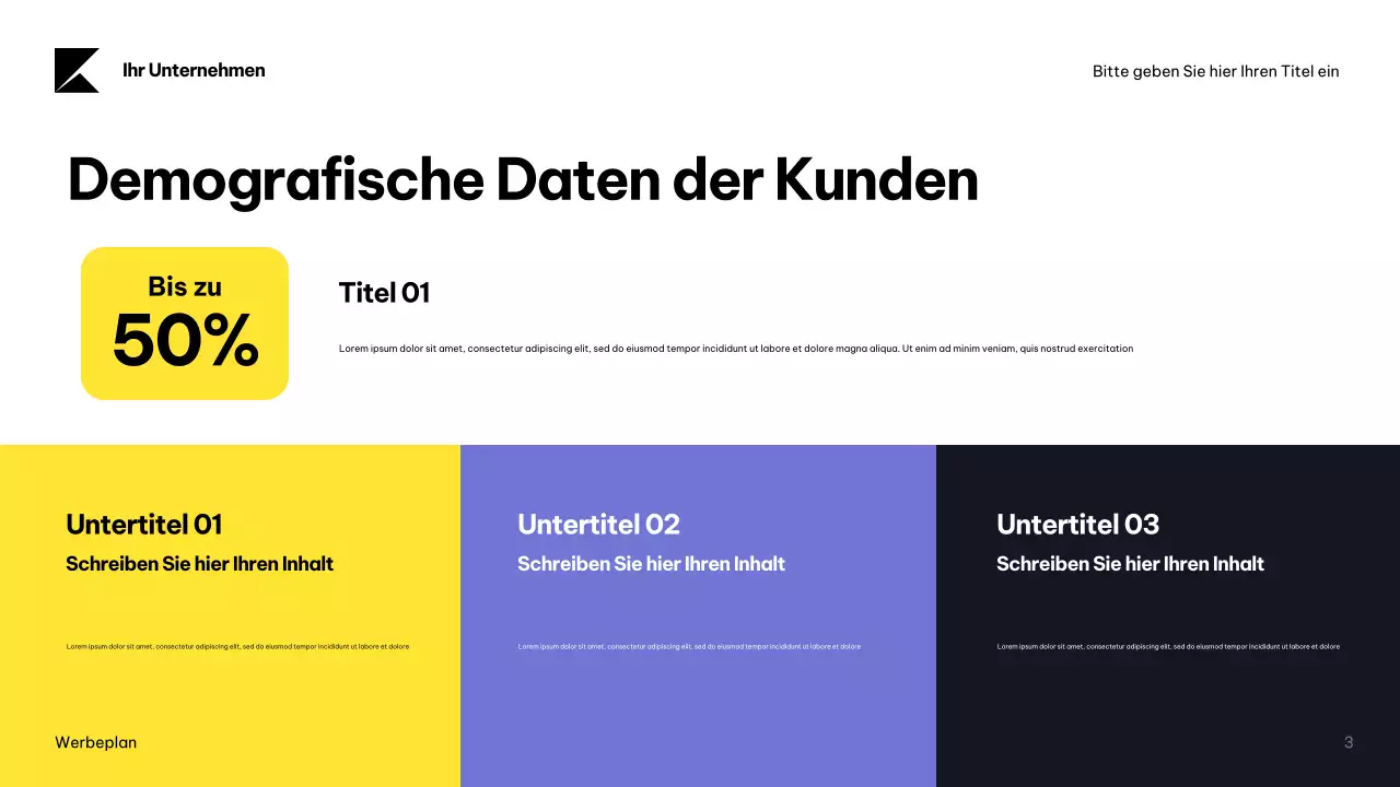 Navy Modern Advertising Plan Dokument