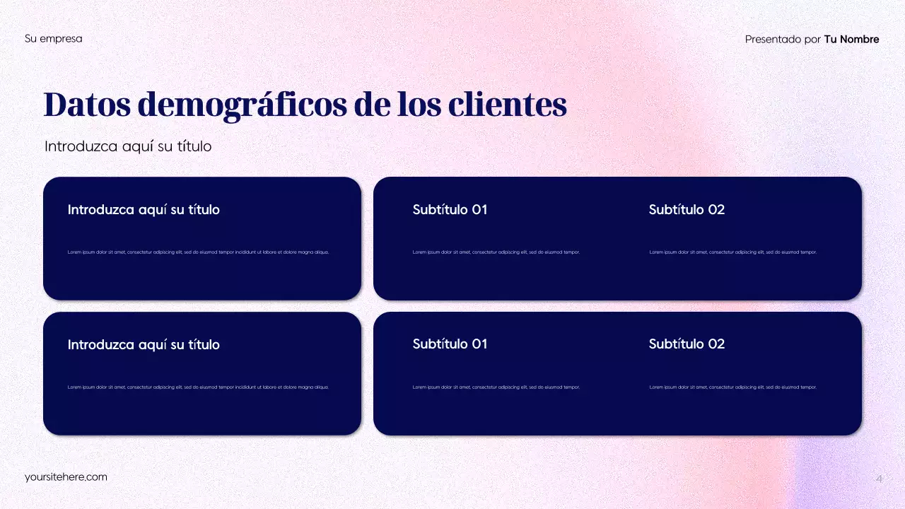 Plan de publicidad Blue Modern