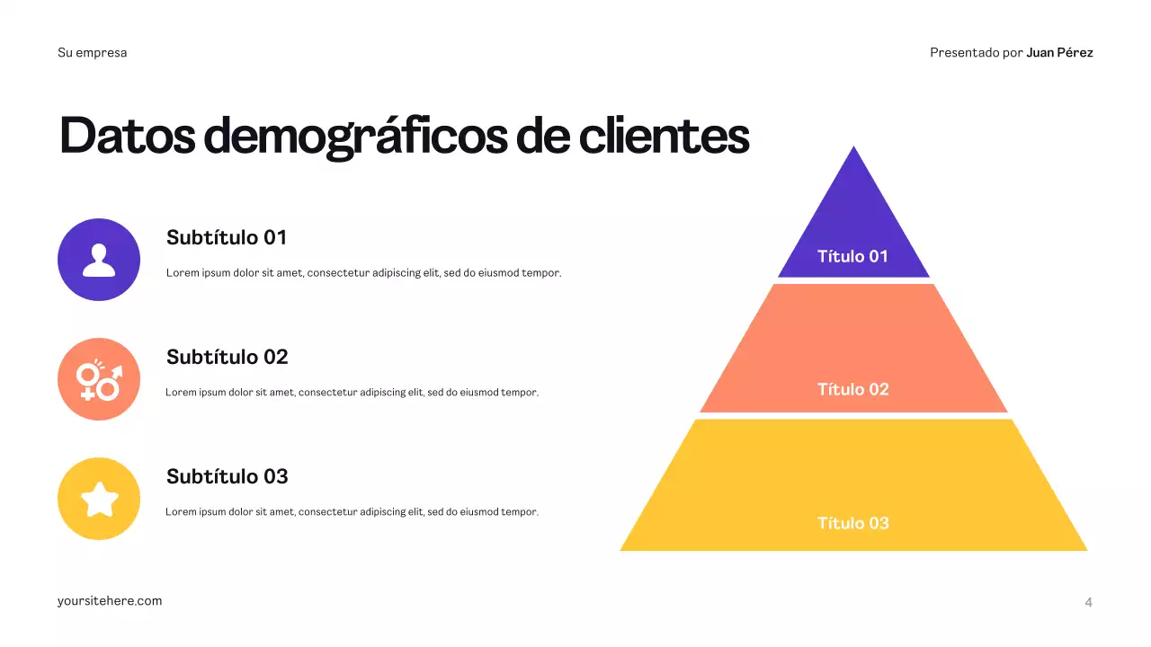 Plan de publicidad Yellow Modern