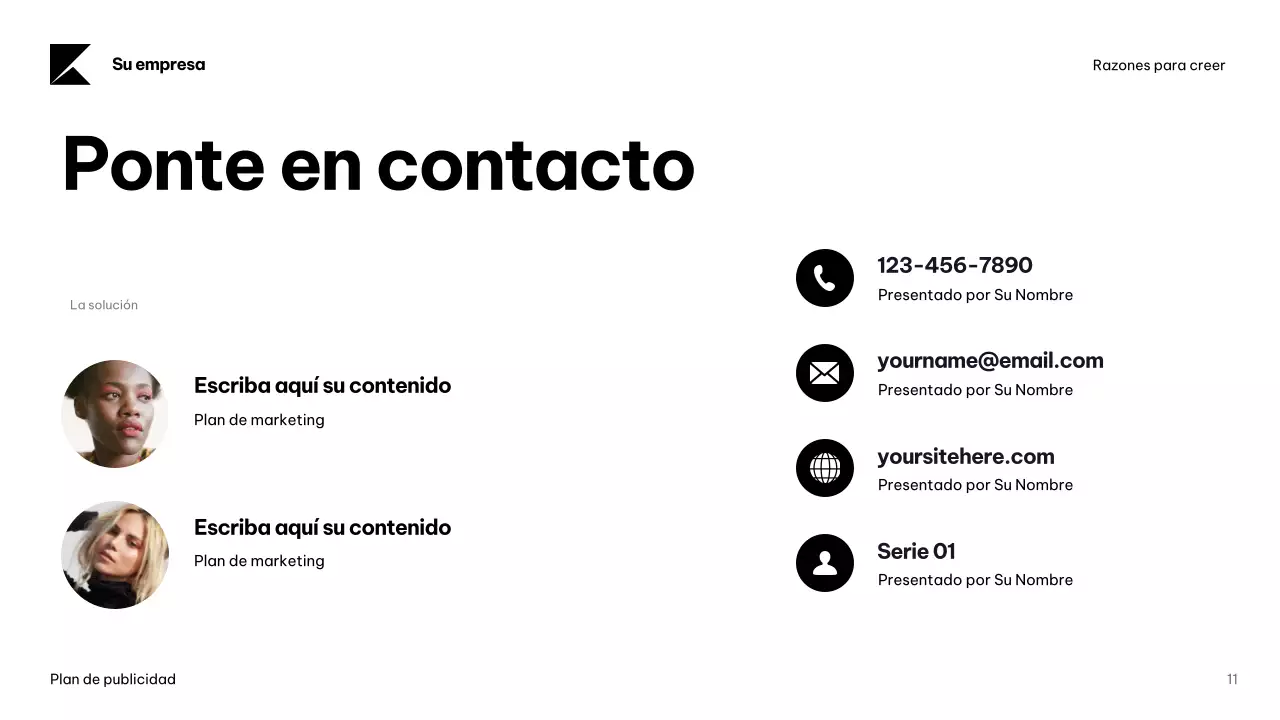 Documento del Plan de Publicidad Moderna de la Armada