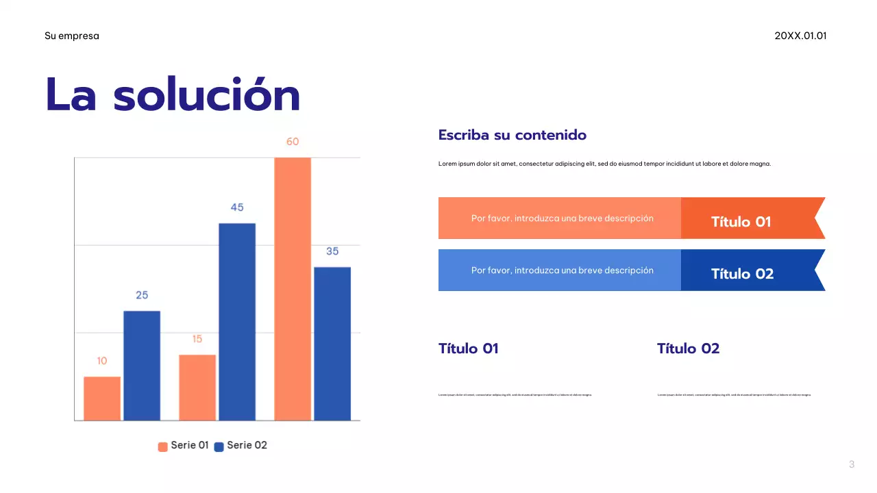 Plan de publicidad Blue Modern