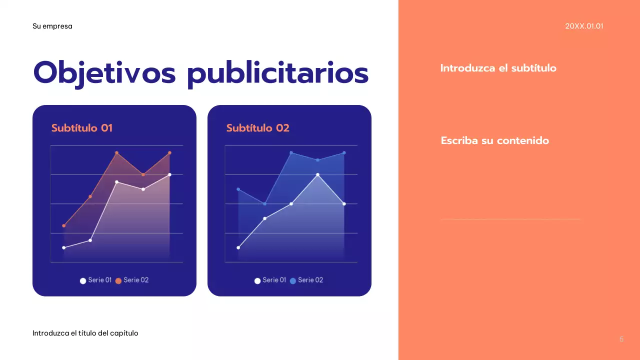 Plan de publicidad Blue Modern