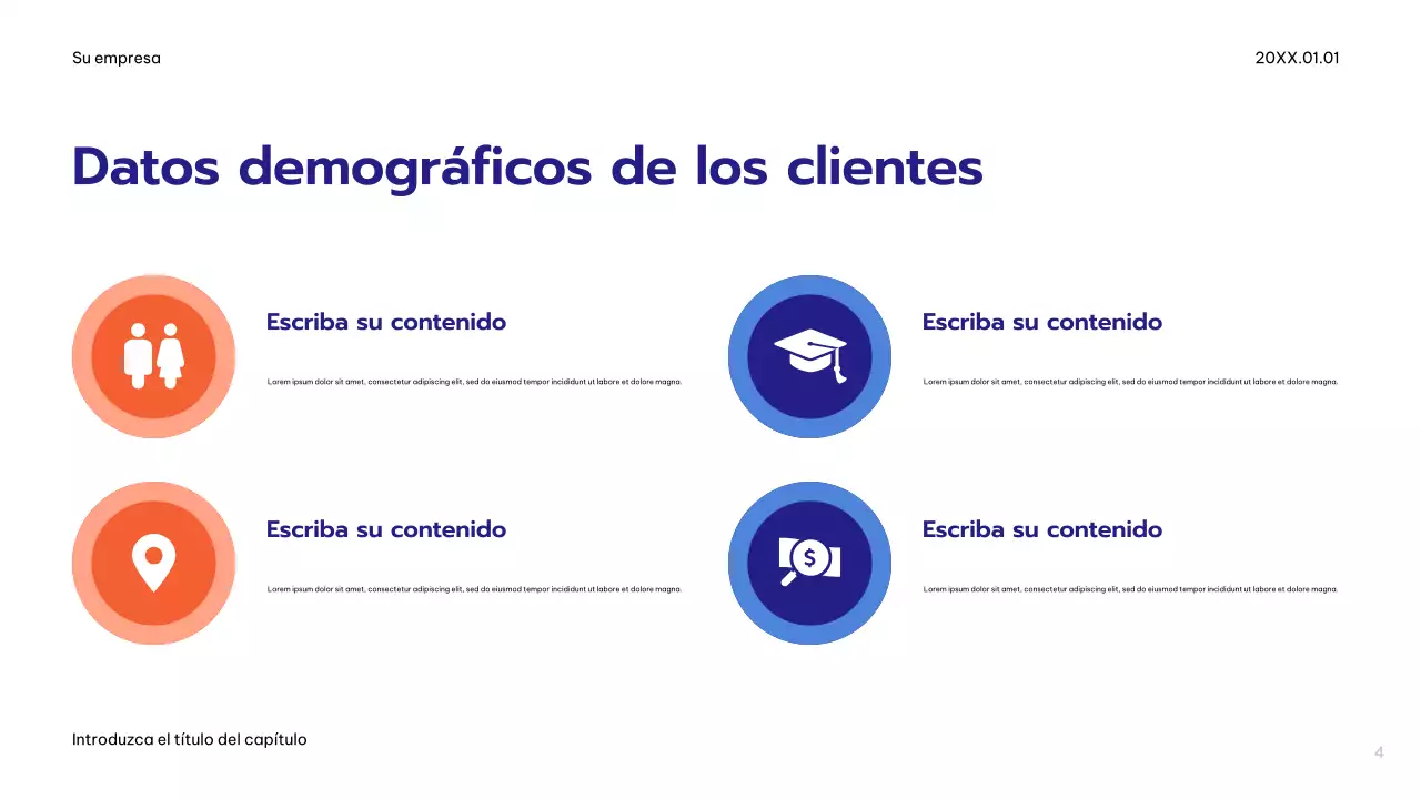 Plan de publicidad Blue Modern