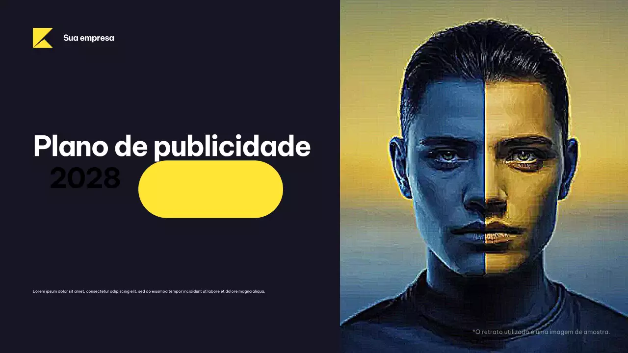Documento do Plano de Publicidade Moderna da Marinha