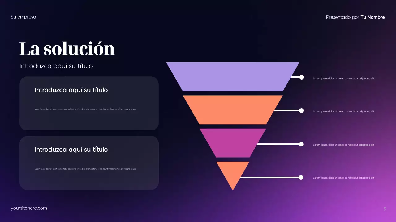 Plan de publicidad Blue Modern