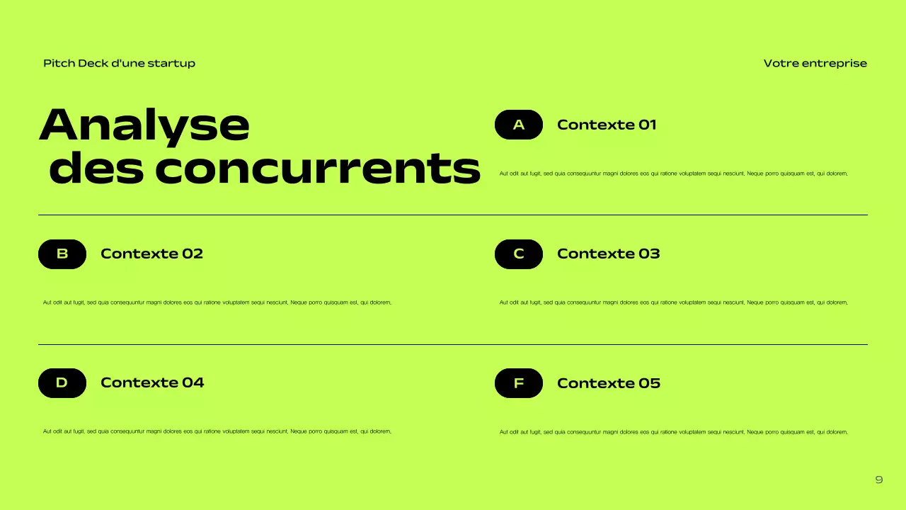 Le pitch d'une startup moderne noire