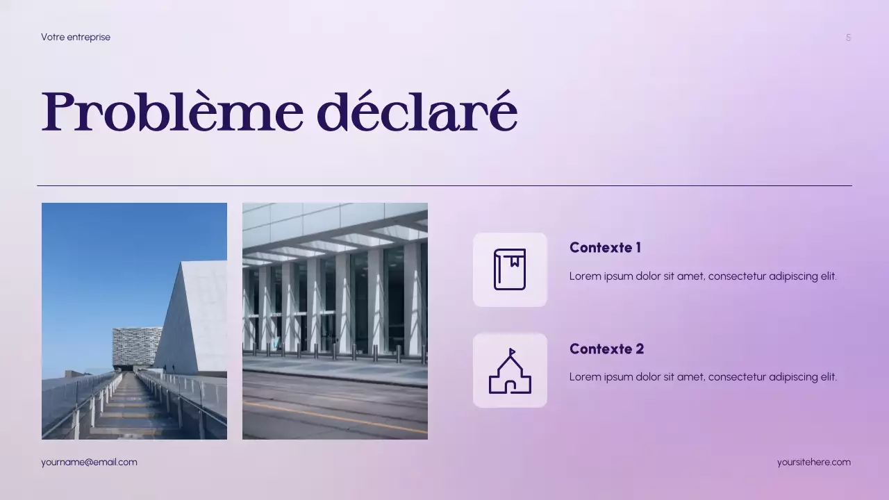 Purple Abstract Startup Pitch