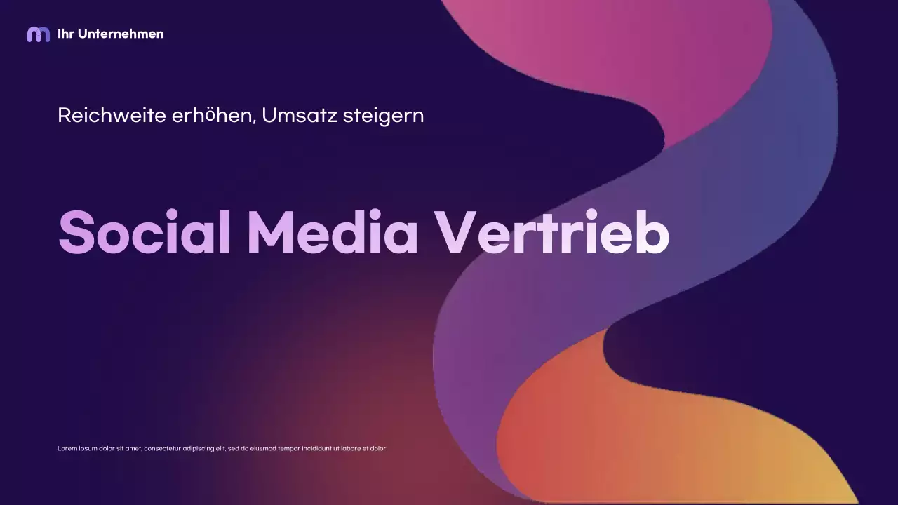 Lila Moderne Social Media Promotion