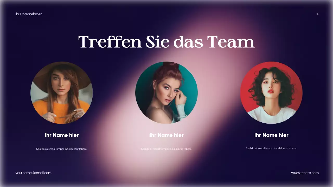 Lila Abstrakt Startup Pitch