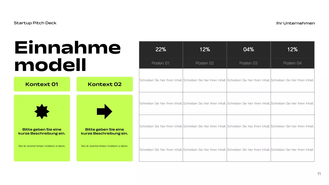 Black Modern Startup Pitch