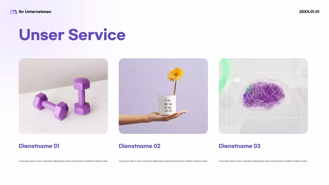 Lila Moderne Social Media Promotion