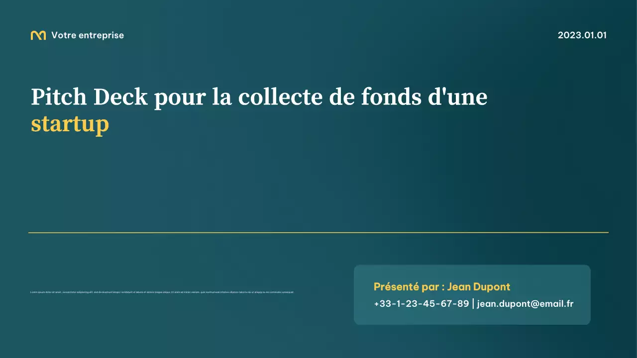 Présentation professionnelle sarcelle de la création d'entreprise