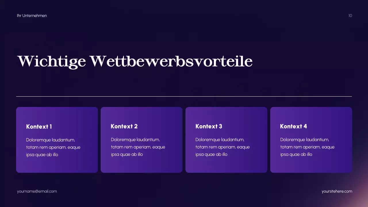 Lila Abstrakt Startup Pitch