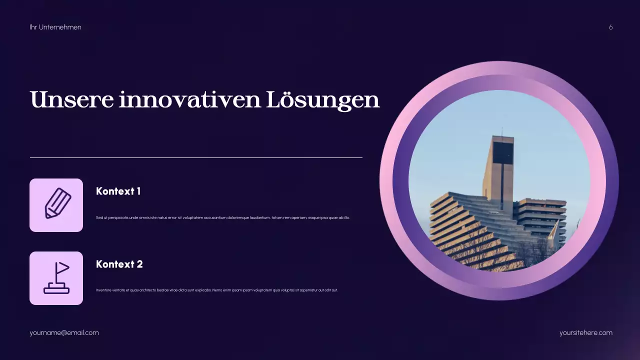 Lila Abstrakt Startup Pitch