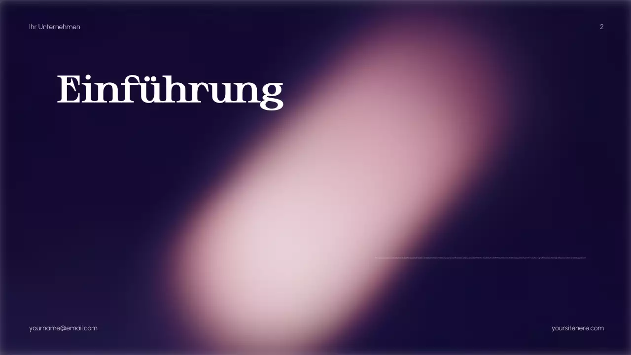 Lila Abstrakt Startup Pitch