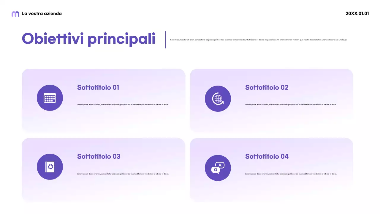 Promozione dei social media moderna in viola