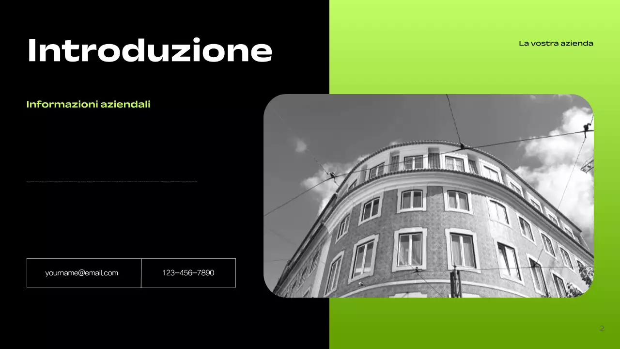 Pitch di una startup moderna e nera