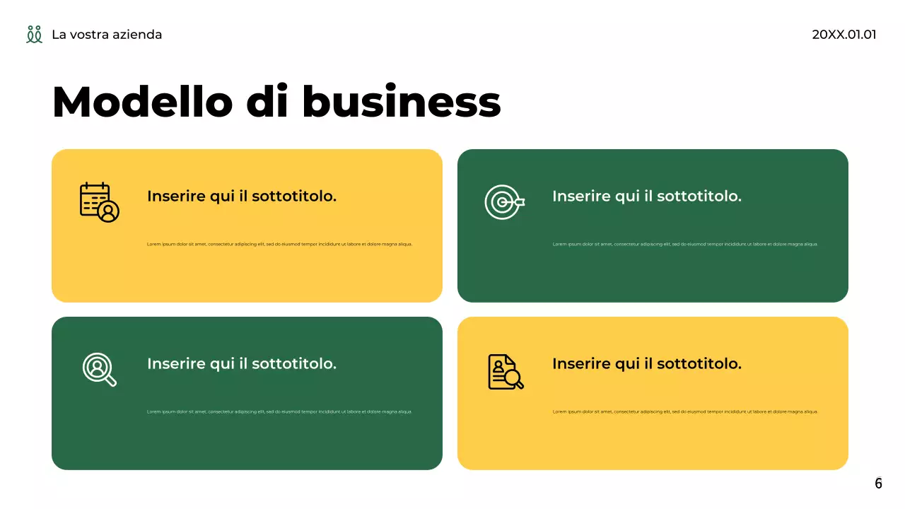 Promozione di startup moderne e verdi