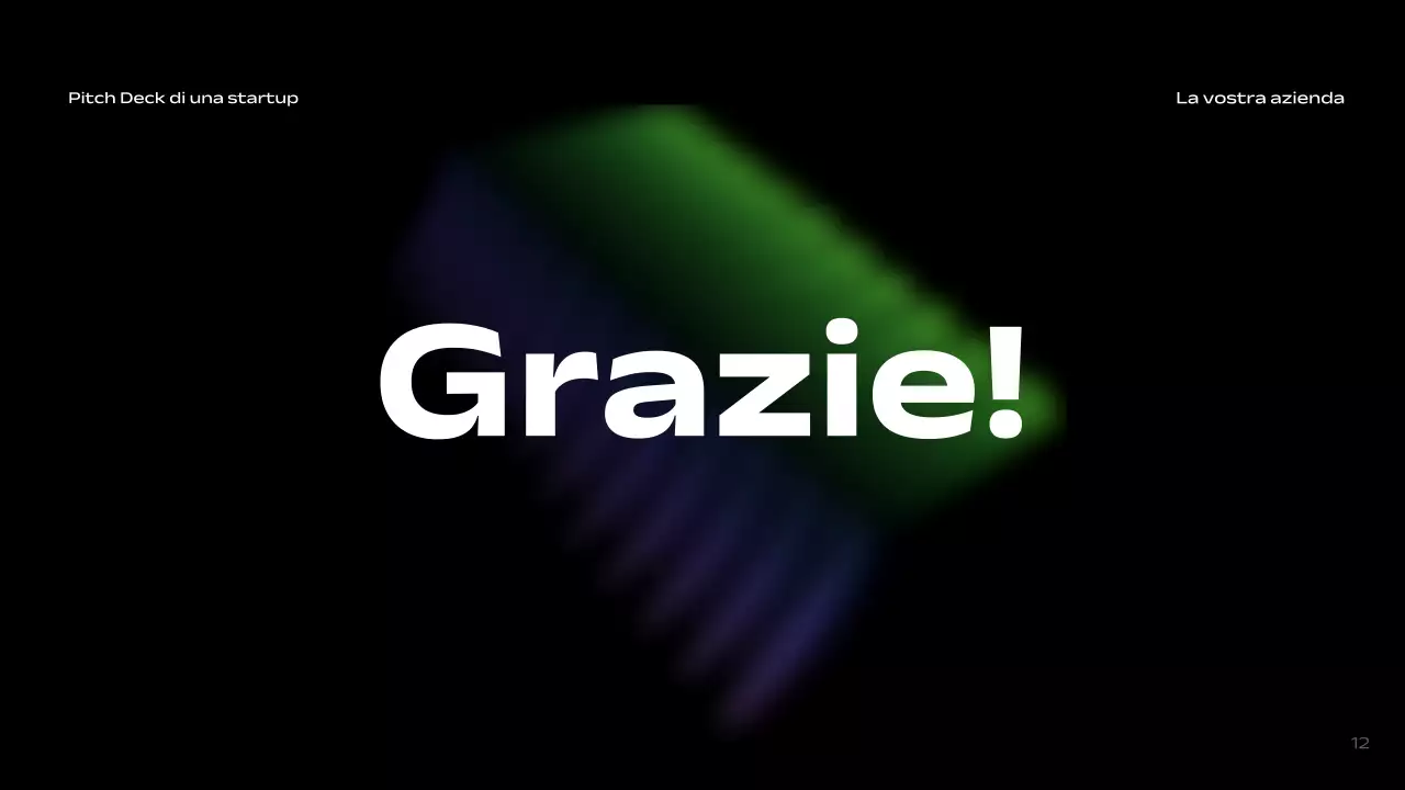 Pitch di una startup moderna e nera