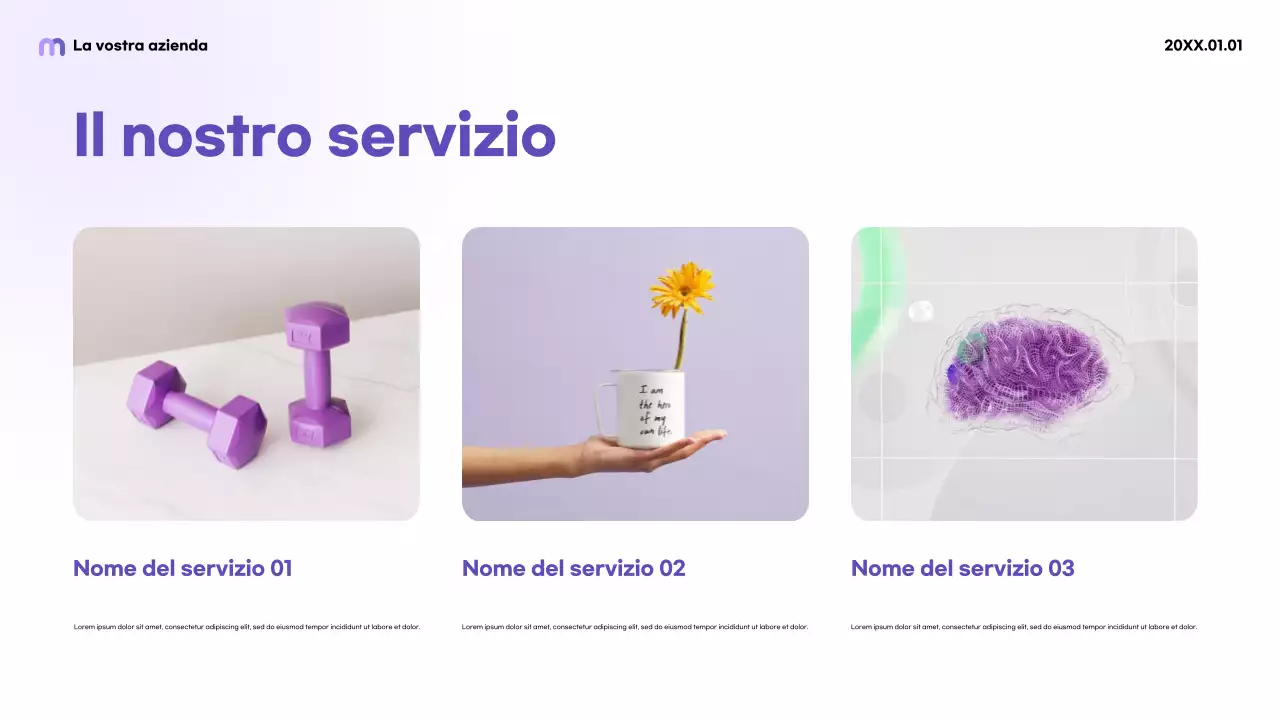 Promozione dei social media moderna in viola
