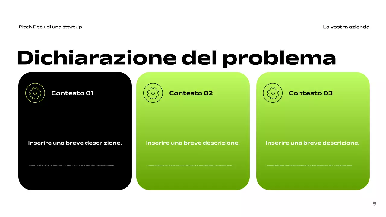 Pitch di una startup moderna e nera