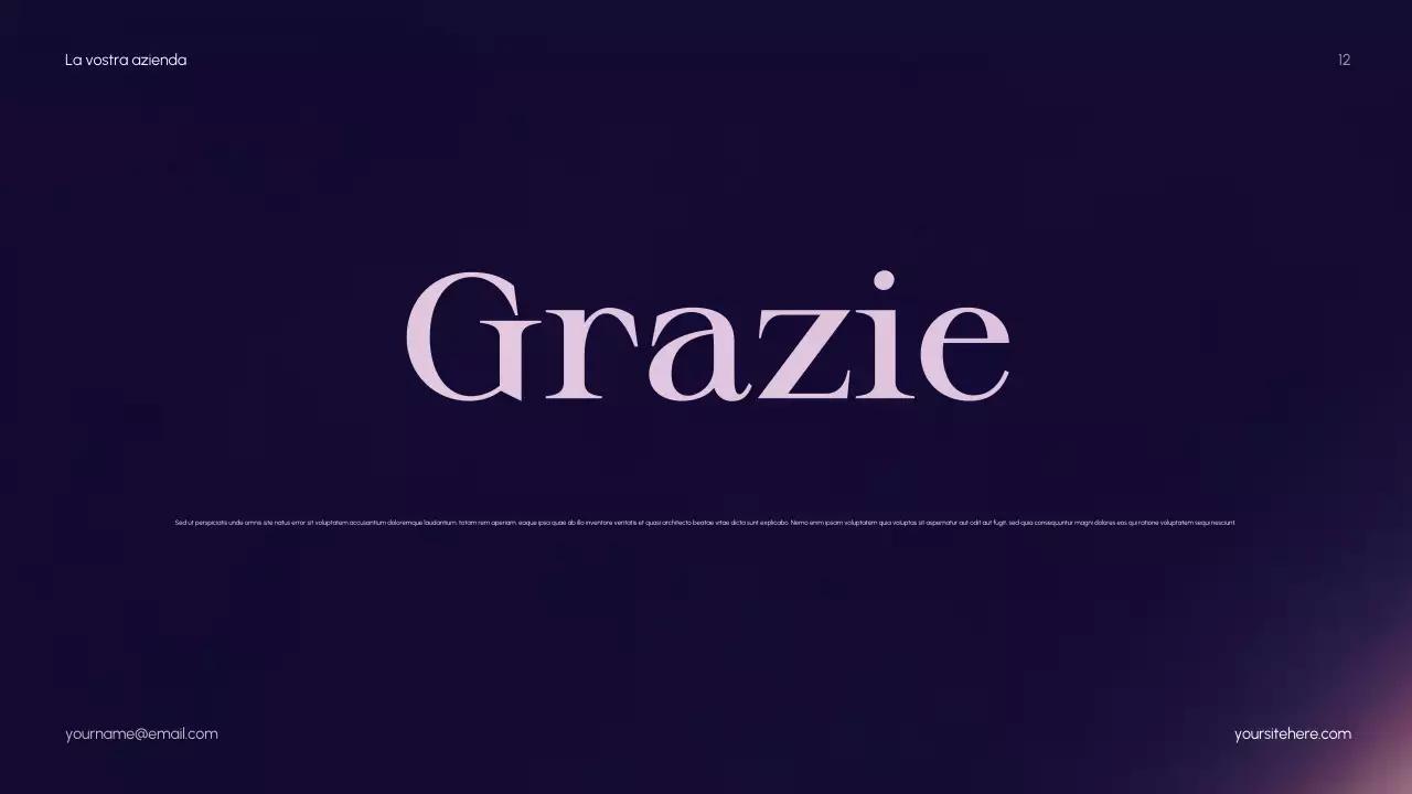 Pitch di startup viola astratto