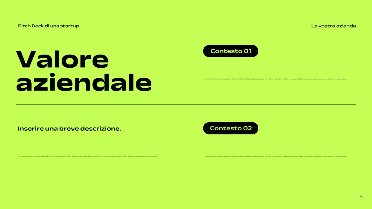 Pitch di una startup moderna e nera