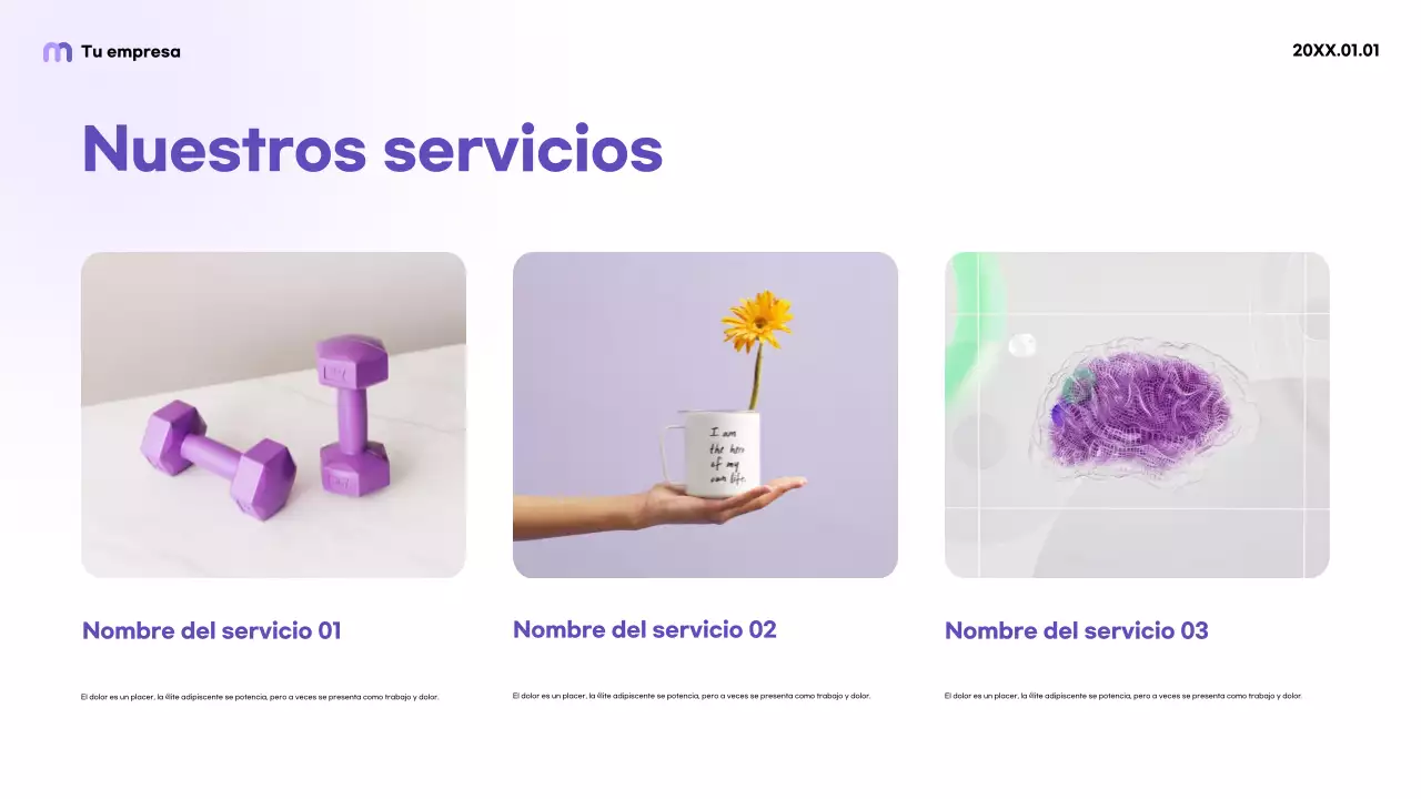 Promoción en redes sociales Purple Modern
