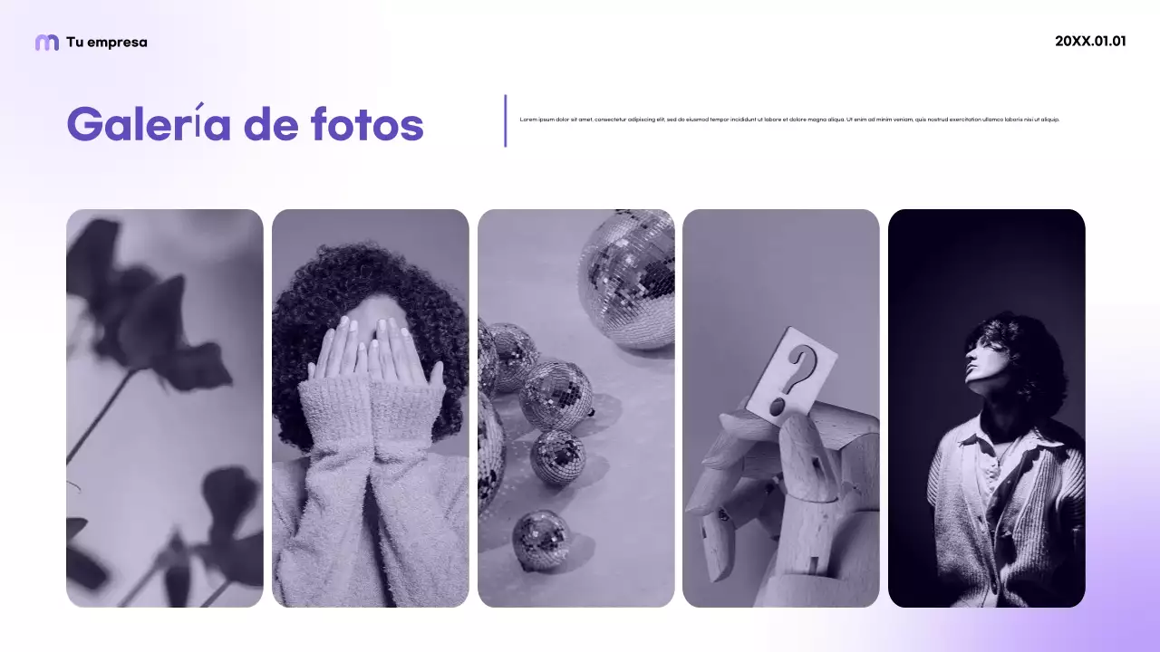 Promoción en redes sociales Purple Modern