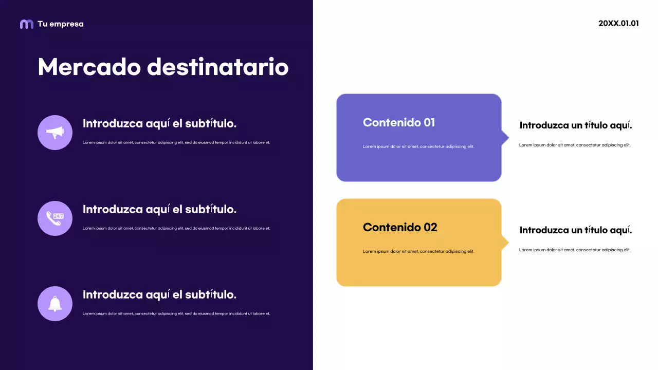 Promoción en redes sociales Purple Modern