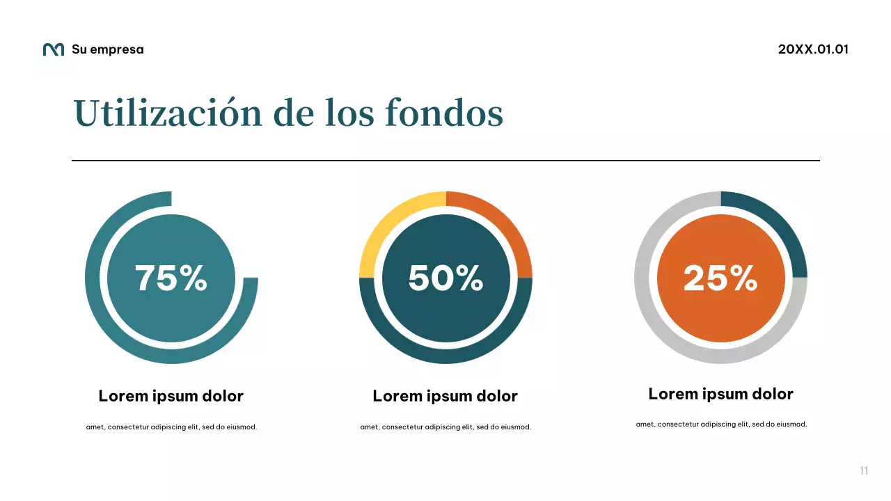 Teal Presentación profesional de startups