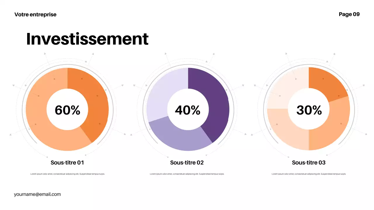 présentation de la finance moderne en violet