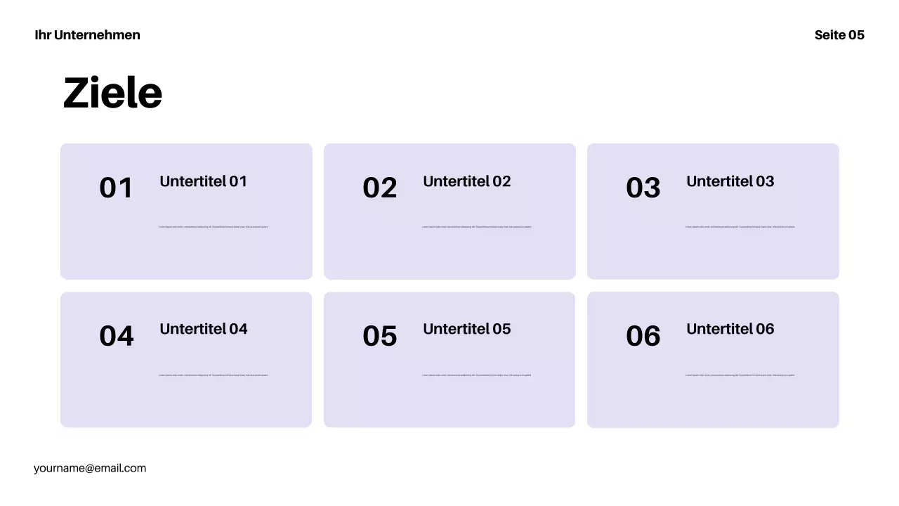 lila moderne Finanzpräsentation