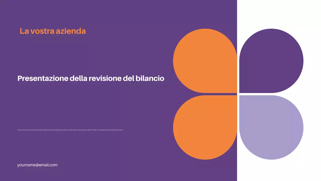 presentazione della finanza moderna viola