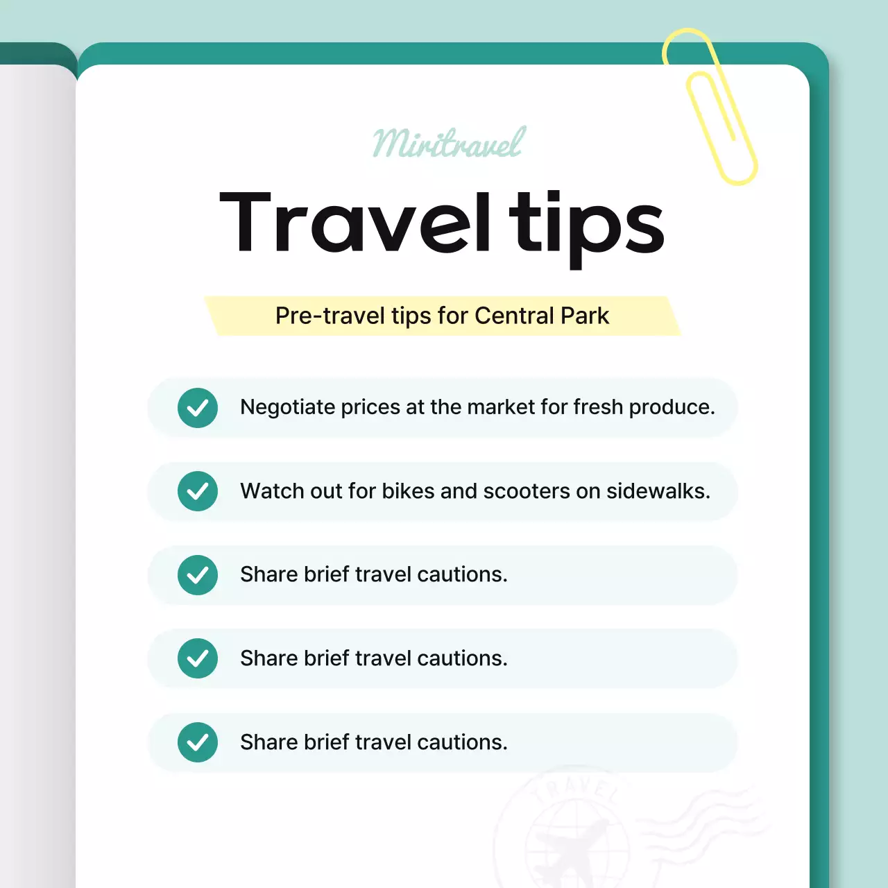 Mint Simple Travel Guide