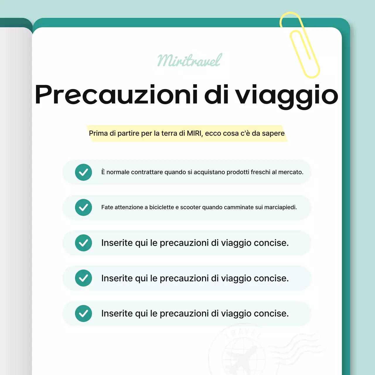 Guida di viaggio Mint Simple