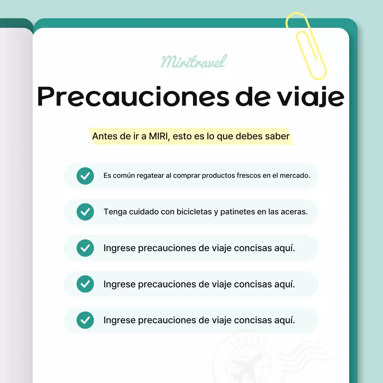 Guía de viaje Mint Simple