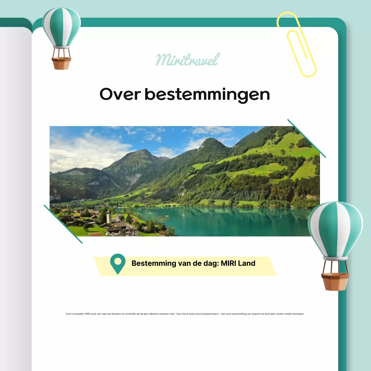 Eenvoudige reisgids van Mint