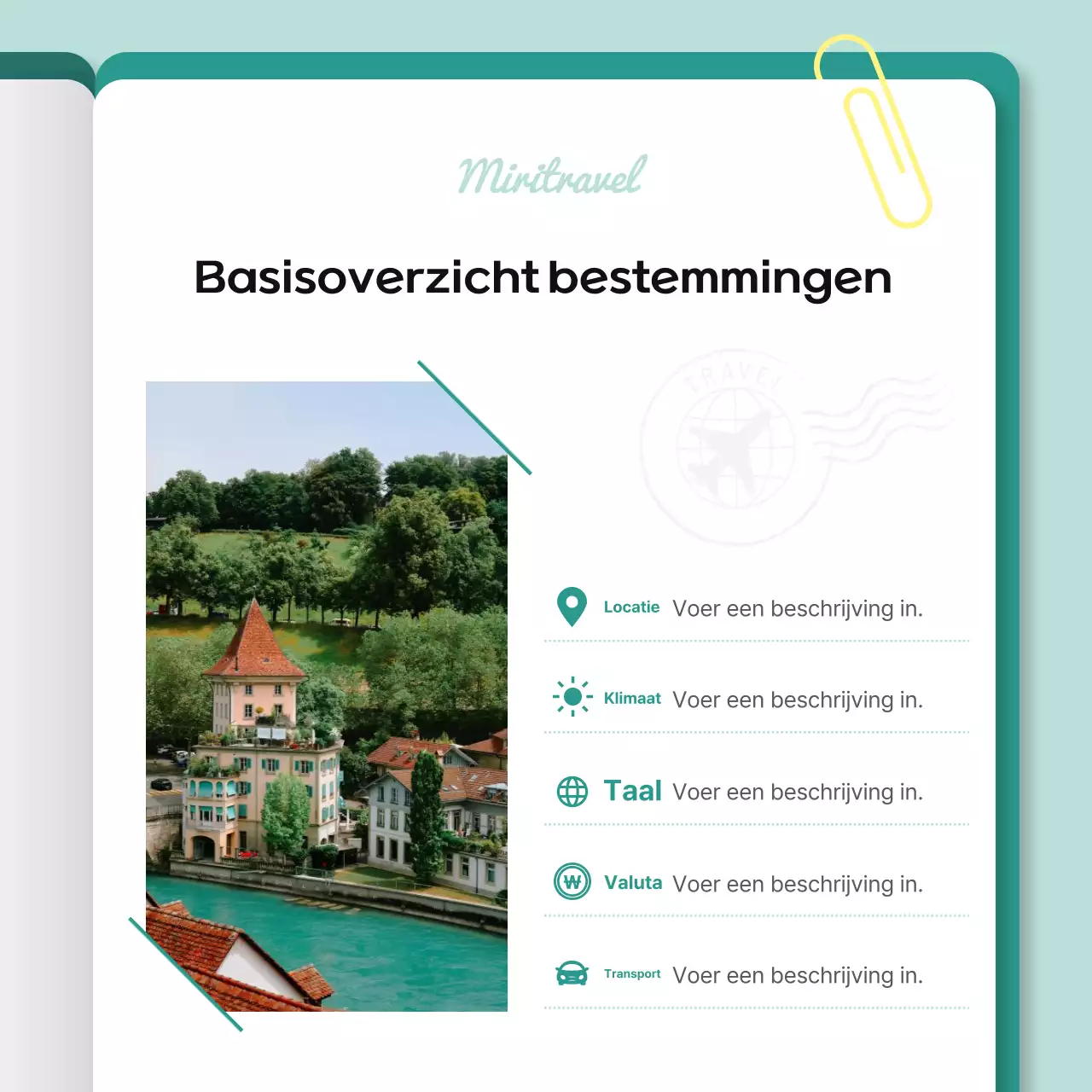 Eenvoudige reisgids van Mint