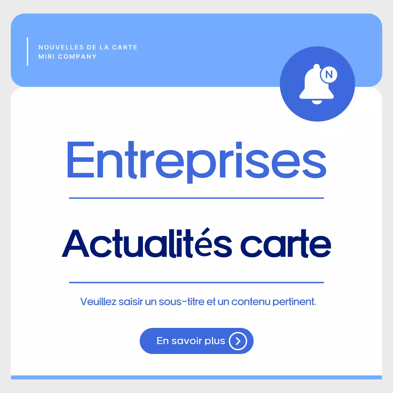Postes d'affaires simples en bleu