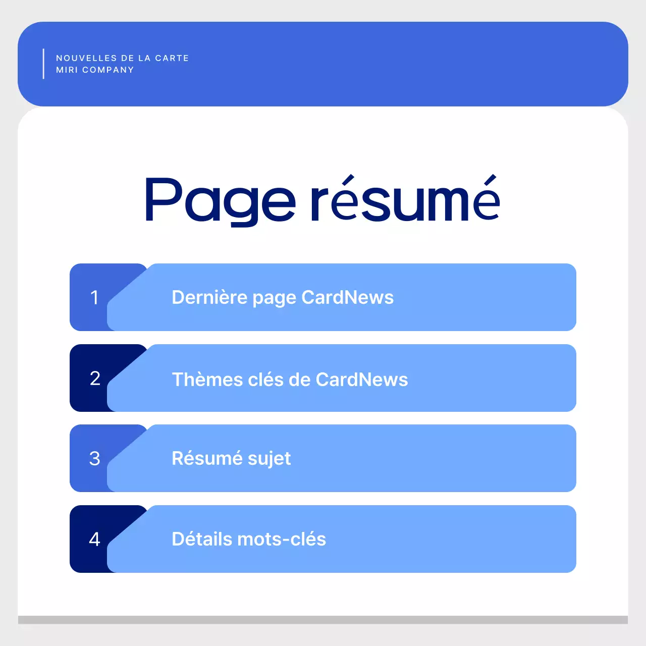 Postes d'affaires simples en bleu