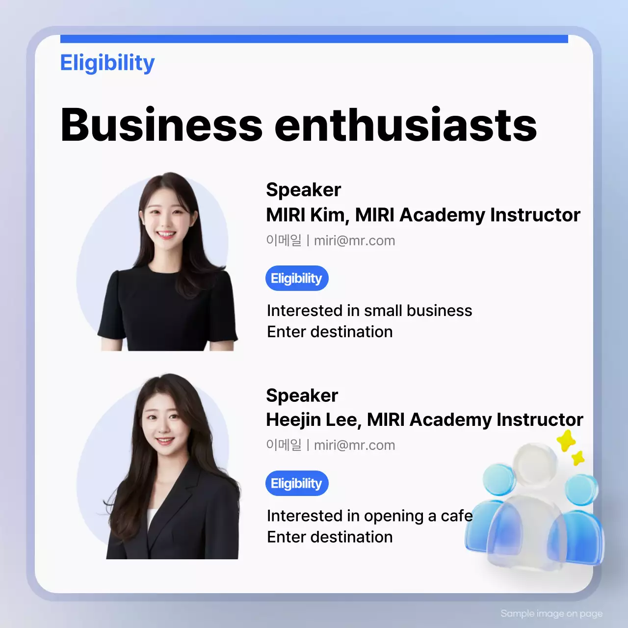 Promover apresentações empresariais modernas em azul claro