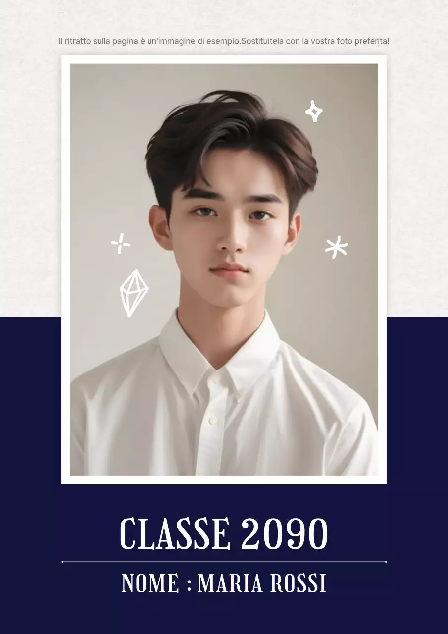 Promuovere foto di laurea bianche e semplici