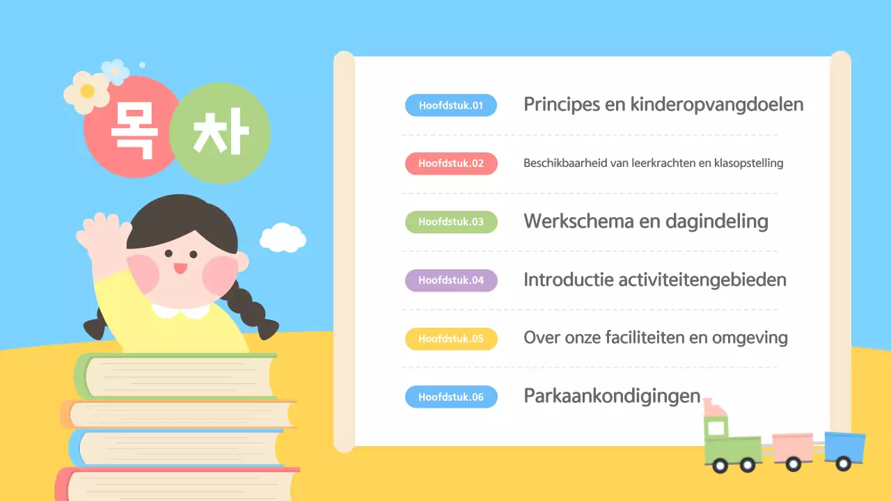 Leuke Oriëntatiegids voor ouders in lichtblauw en geel