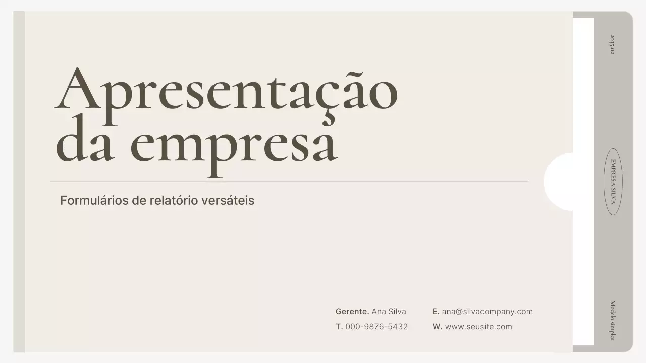 Um plano de negócios simples em bege