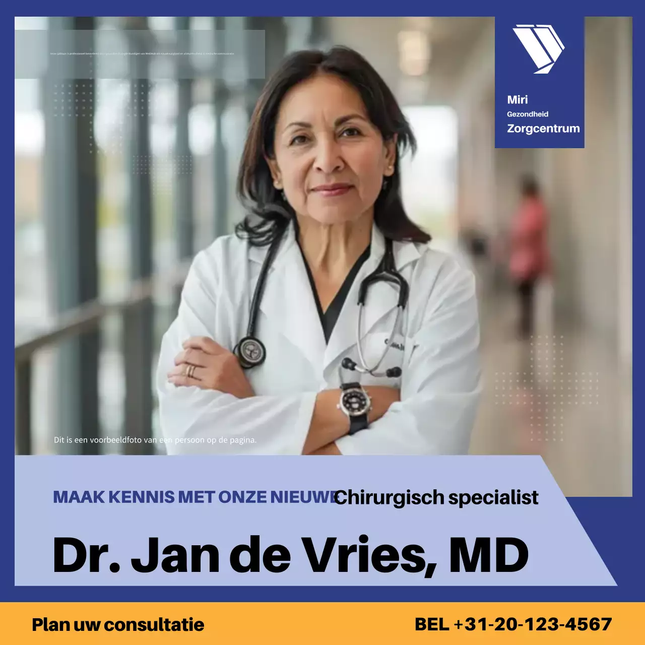 introductie blauw professioneel medisch team